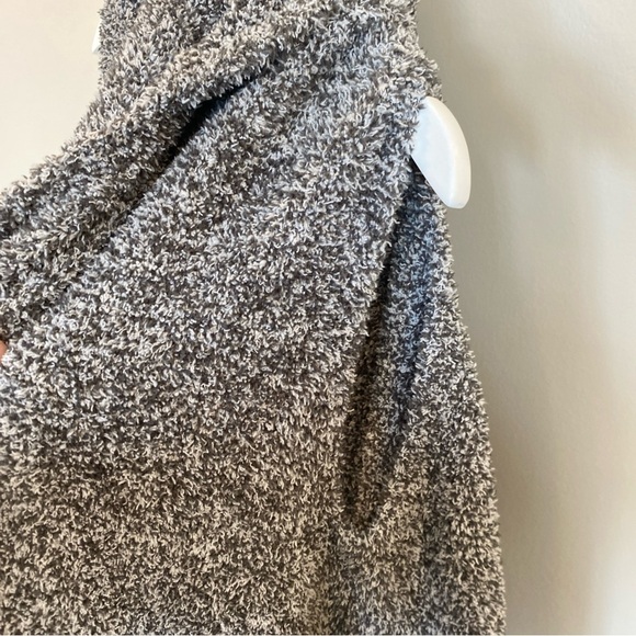 Soft Surroundings Open Front Cardigan Sleeveless Hooded Cozy Wrap Women One Size - Picture 4 of 5